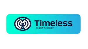 logo academia de ingles Timeless